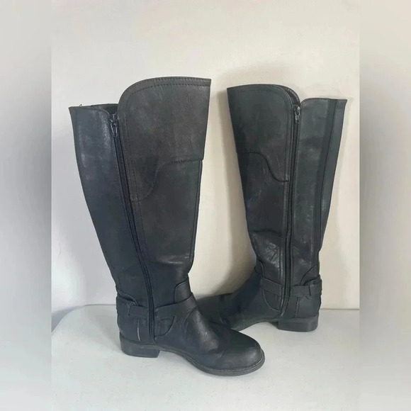 G by Guess Harson Knee High‎ Black Zipper Boot Sz 6.5M EUC! - Picture 9 of 10